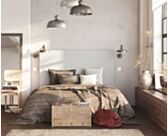 Tête de lit Kahaia Page Ashgrey 120 - H100 cm