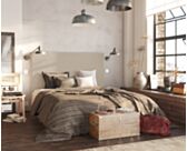 Tête de lit Kahaia Nika Beige 140 - H120 cm