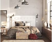 Tête de lit Kalmia Boucle Blanc 180 - H100 cm