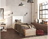 Tête de lit Kalmia Boucle Blanc 90 - H120 cm