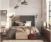 Tête de lit Kalmia Gris 100 - H120 cm