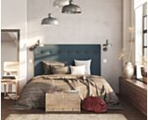 Tête de Lit Kalmia Bleu 180 - H100 cm