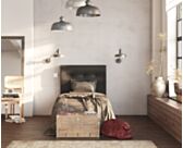 Tête de lit Kalmia S Noir 90 - H120 cm