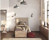 Tête de lit Kalmia Taupe 90 - H120 cm