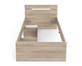 Lit Michigan Chêne - 140x200 cm