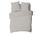 Taie d'oreiller percale Gris Clair  - 50x70 cm