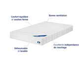 Matelas ressorts ensachés Sensospring 180x200 cm 