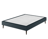 Sommier Tapissier Calla Deco Bleu - 140x200 cm