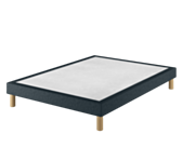 Sommier Tapissier Cirse Deco Bleu - 180x200 cm