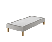 Sommier Tapissier Calla Deco Ashgrey - 90x190 cm