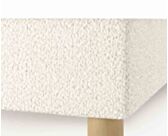 Sommier Cosmos Deco Boucle Blanc - 140x190 cm