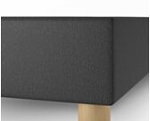 Sommier Tapissier Calla Deco Noir - 70x190 cm