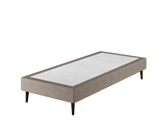 Sommier Tapissier Calla Deco Taupe - 90x200 cm