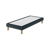 Sommier Tapissier Cirse Deco Bleu - 70x190 cm