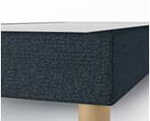 Sommier Tapissier Cirse Deco Bleu - 70x200 cm