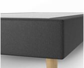 Sommier Tapissier Cirse Deco Noir - 140x190 cm