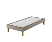 Sommier Tapissier Cirse Deco Taupe - 70x200 cm