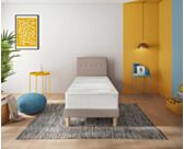 Sommier Tapissier Cirse Deco Taupe - 90x200 cm