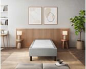 Sommier Tapissier Cronos Ashgrey - 90x190 cm