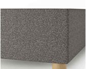 Sommier Tapissier Cronos Gris - 70x200 cm