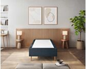 Sommier Tapissier Cronos Bleu - 90x200 cm