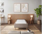 Sommier Tapissier Cronos Taupe - 70x200 cm