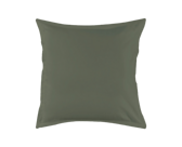 Taie d'oreiller Coton Kaki - 63x63 cm