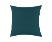 Taie d'oreiller Coton Pétrole - 63x63 cm