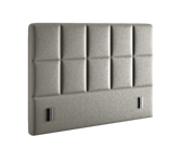 Tête de lit Cozy Cabernet Anthracite 140 - H105 cm