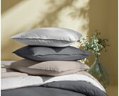 Taie d'oreiller percale Gris Fonce - 50x70 cm