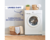 Taie d'oreiller Coton Blanc - 40x60 cm