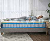 Ensemble matelas Aurore / sommier Cirse - (x2) 80x200cm - 160x200 cm