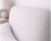 Lit Montaigne Gris Clair - 140x200 cm