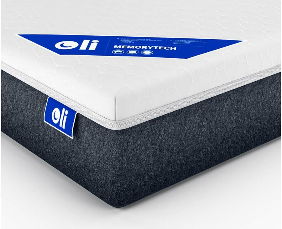 Matelas mousse à mémoire de forme Memoryech 70x200 cm 