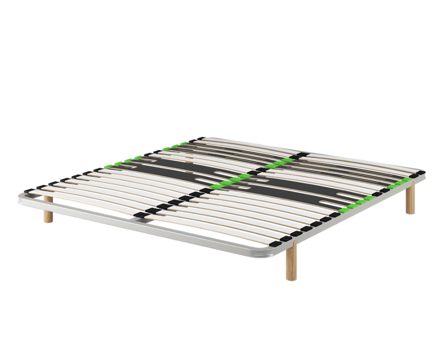 Sommier Tapissier Calla Deco Ashgrey - 90x190 cm - Le Roi du Matelas