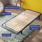 Sommier 20 lattes - 70x190 cm