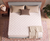 Ensemble literie Leon - gris - (x2) 80x200 cm (160x200 cm) 