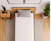 Matelas Flora - 90x200 cm 
Mousse Hybride 
Mousse à mémoire de forme 