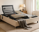 Sommier sommeil plus blanc 140x190