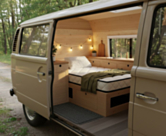 Matelas Essential Oli en van aménagé – matelas d'appoint compact 12 cm idéal pour van, mobil-home et couchage occasionnel