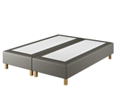Boxspring Dayton Cabernet Anthracite - 140x190 cm