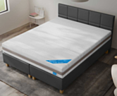 Boxspring Dayton Cabernet Noir - 140x200 cm