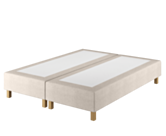 Boxspring Dayton Merlot Ecru - 160x200 cm