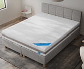 Boxspring Dayton Merlot Gris- 140x200 cm
