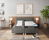 Boxspring Eton Electrique Cabernet Anthracite - 90x200 cm