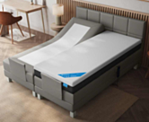 Boxspring Eton Electrique Cabernet Anthracite - 90x190 cm
