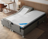 Boxspring Eton Electrique Cabernet Anthracite - 90x200 cm