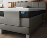 Boxspring Eton Electrique Cabernet Anthracite - 90x190 cm
