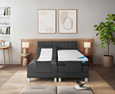 Boxspring Eton Electrique Cabernet Noir - 140x200 cm