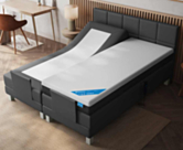 Boxspring Eton Electrique Cabernet Noir - 160x200 cm